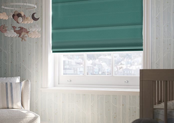 Stamford, Peacock - Twist&Fit Roman Blind - Image 5